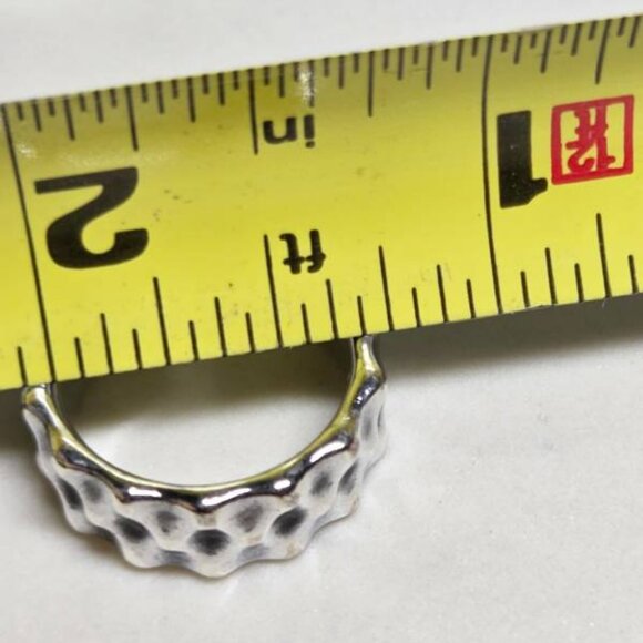 Authentic Pandora Liquid Silver Ring Hard To Find Retired Sterling Silver - Picture 6 of 8